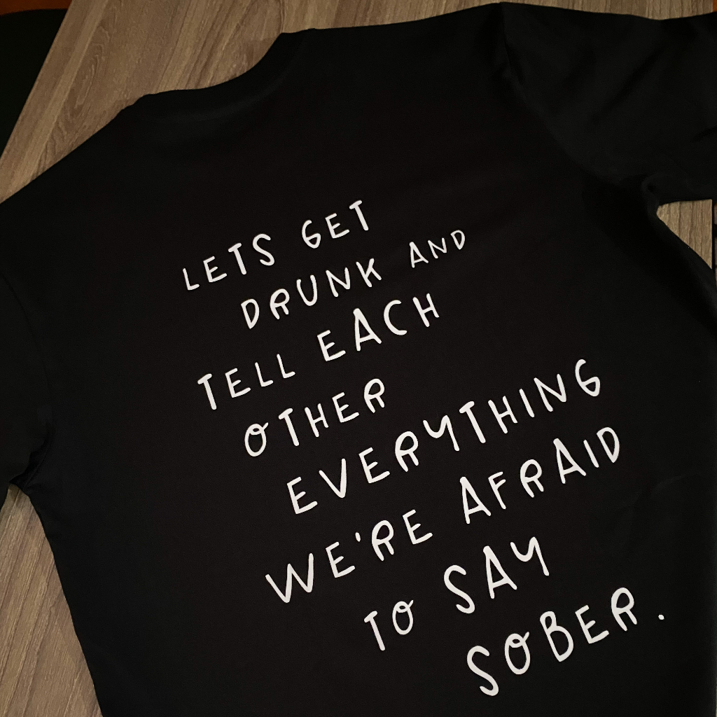 Áo thun oversize local brand Get Drunk & Sober  | Áo Vớ Vẩn | Cotton 230gsm