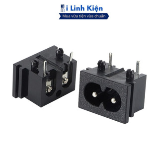 Ổ cắm nguồn AC số 8 AC-018A loại hàn mạch chính hãng ilinhkien