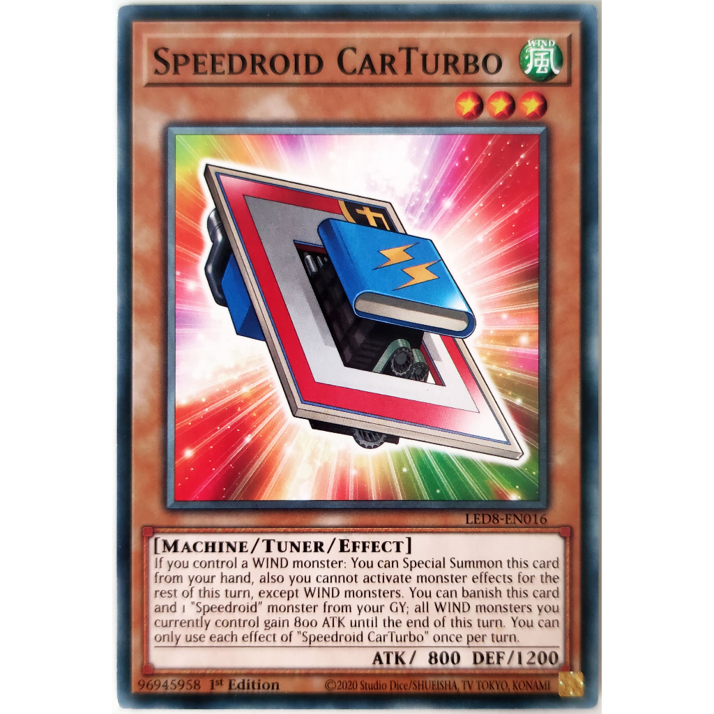 [Thẻ Yugioh] Speedroid CarTurbo |EN| Common