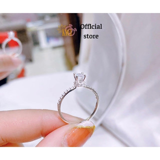  Nhẫn bạc nữ KWJ ,nhẫn đá nhỏ 