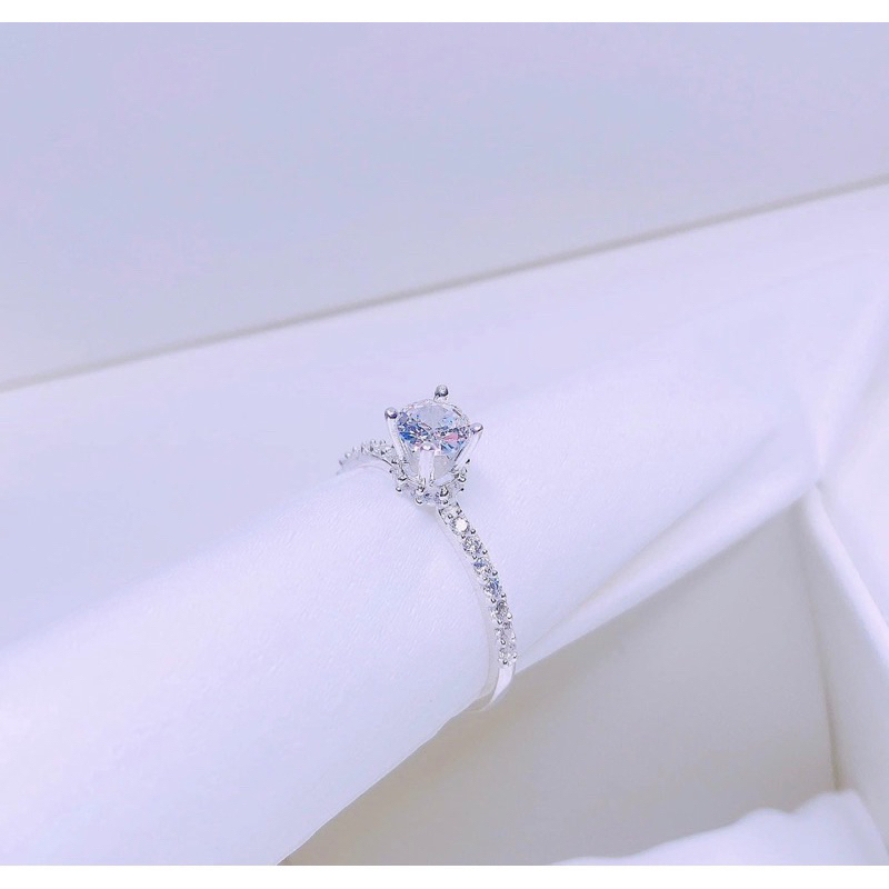 Nhẫn bạc nữ KWJ ,nhẫn đá nhỏ