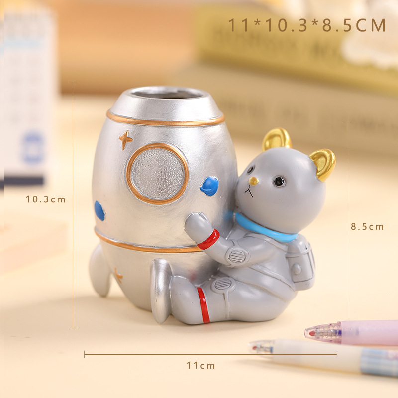 Hộp cắm bút để bàn hình gấu siêu kute