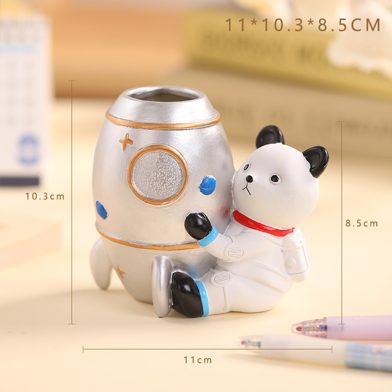 Hộp cắm bút để bàn hình gấu siêu kute
