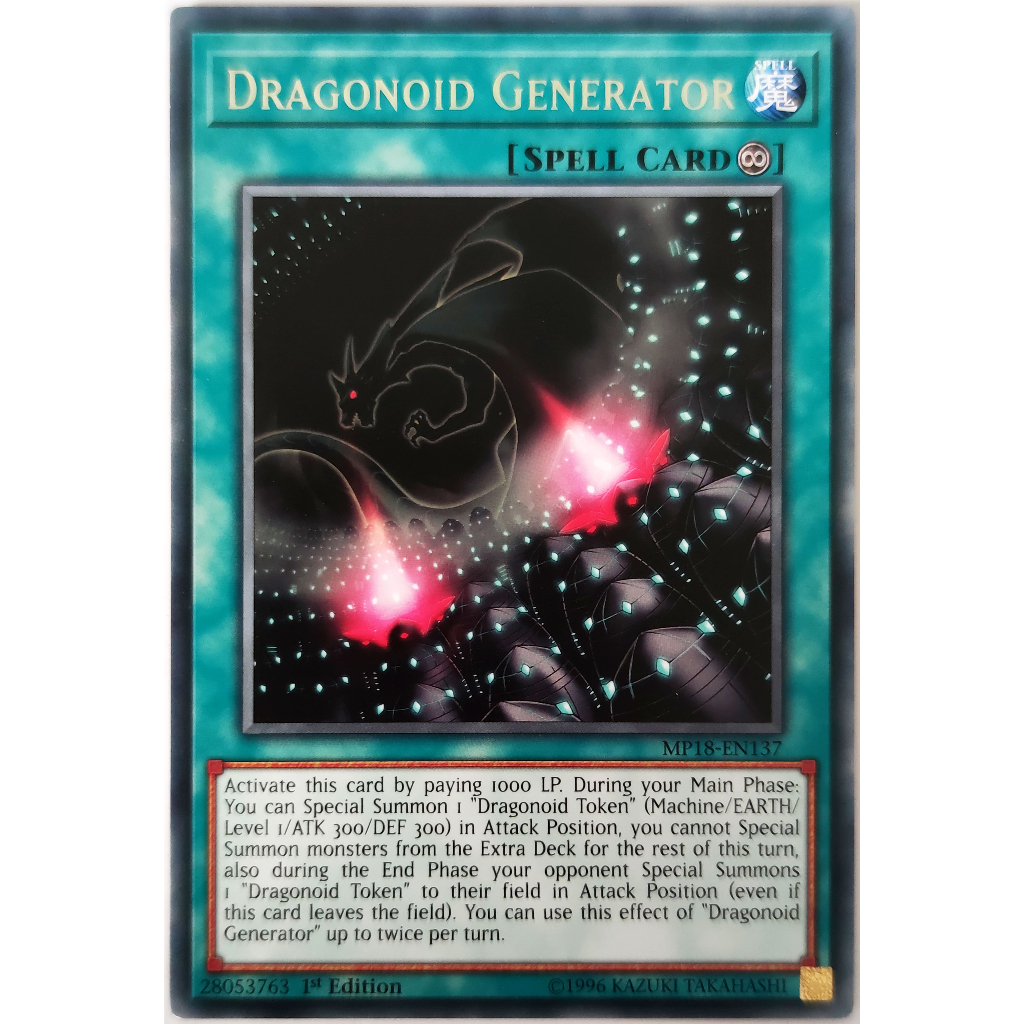 [Thẻ Yugioh] Dragonoid Generator |EN| Rare