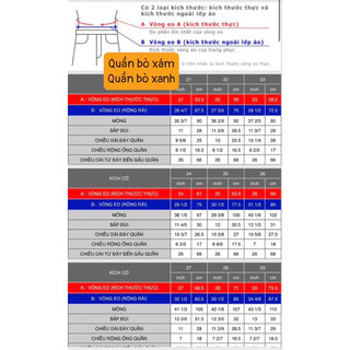 Quần bò quần Jeans nữ Uni qlo