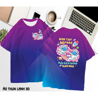 Áo lớp 3D màu galaxy- áo lớp 3D theo yêu cầu- áo lớp mãi bên nhau bạn nhé xem video cận cảnh