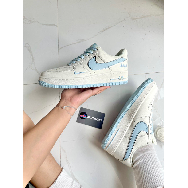 Giày Air Force 1 Keep Fresh Blue