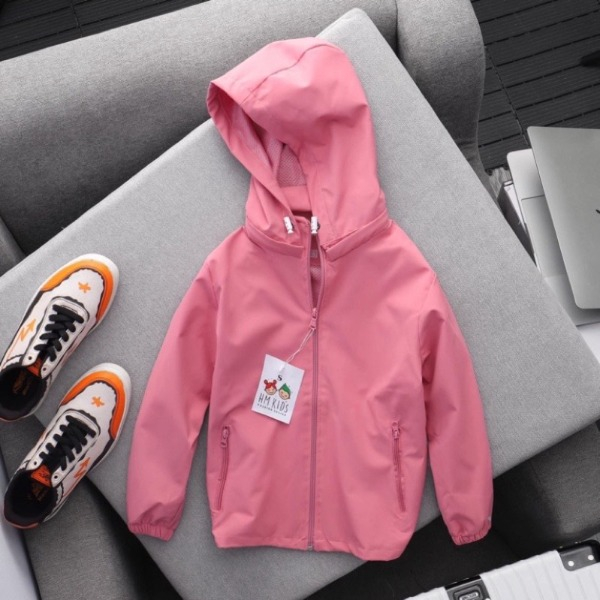 Áo gió trẻ em vải gió phủ nano chống gió chống thấm nước 2 lớp, áo gió cho bé from từ 15-35kg