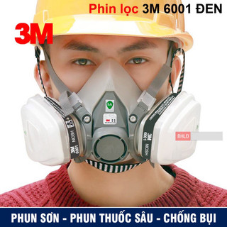 Mặt nạ phòng độc 3M 6200 , chống khói hỏa hoạn cháy nổ, chống độc khẩu trang phòng độc, khẩu trang 3m