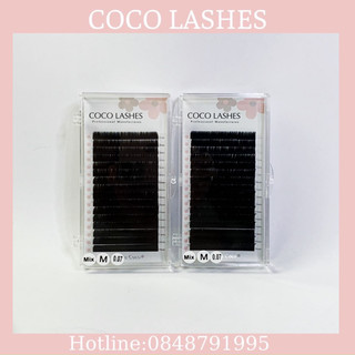 Mi cong m, lc , ld 0.07 mix size nối mi thiết kế