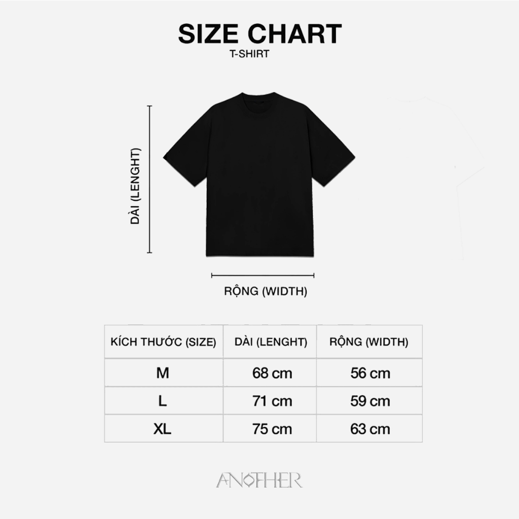 Áo thun SEVENTHREE Basic Tee White/Black