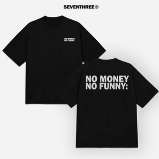Áo thun seventhree no money no funny tee white/black