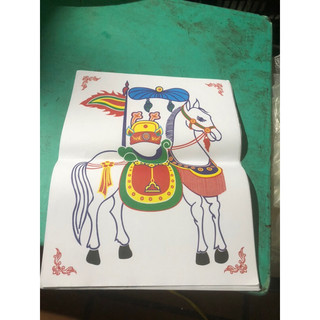 Combo 100 tranh ngựa 5 mầu(20 tranh /1 mầu 20x30cm)