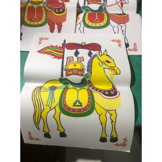 Combo 100 tranh ngựa 5 mầu(20 tranh /1 mầu 20x30cm)