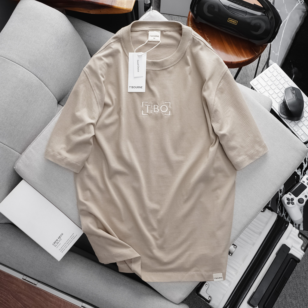 Áo Thun T'BOURNE thêu TBO 2M