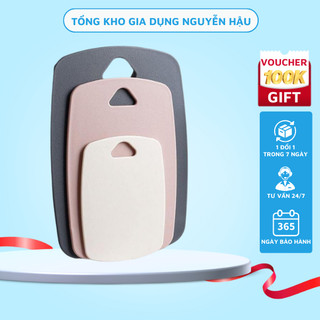 Set 3 Thớt Kháng Khuẩn, Chống Trơn Trượt, Giao Màu Ngẫu Nhiên, Thớt Kháng Khuẩn, Thớt Nhựa- Tongkhogiadung