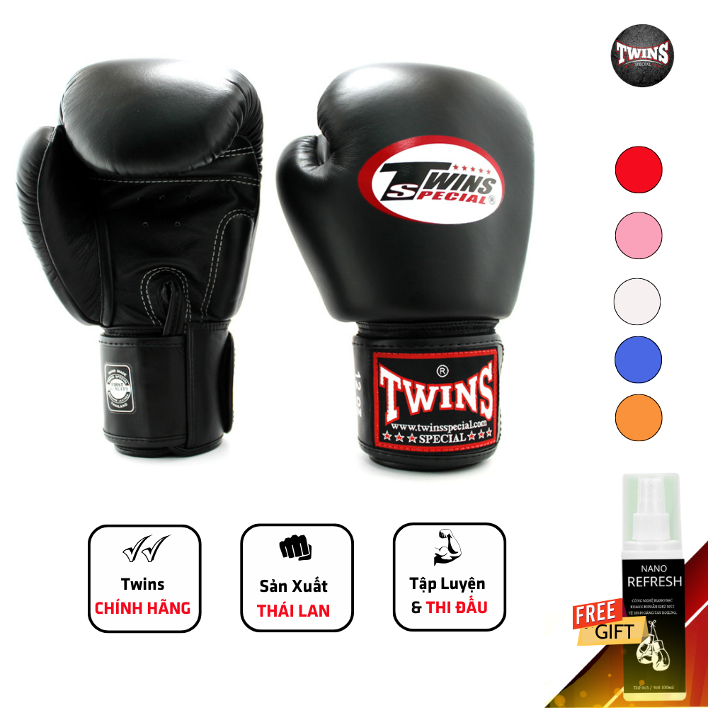 GĂNG TAY BOXING TWINS BGVL3 Boxing Gloves Velcro
