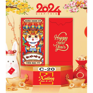 Combo 10 bao lì xì 2025 giá sỉ, bao lì xì tết chọn mẫu từ 1-48