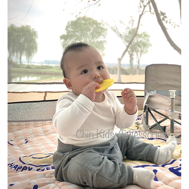 Áo thun cotton 4chiều trơn dài tay mùa đông cho bé phong cách Hàn Quốc