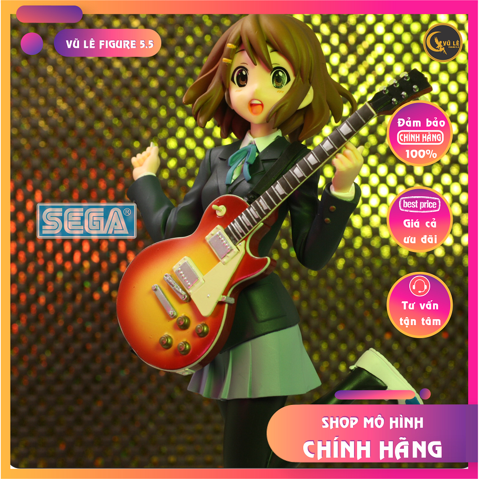 Mô hình nhân vật Yui Hirasawa K-ON chính hãng Sega, Anime premium figure chính hãng Nhật Bản