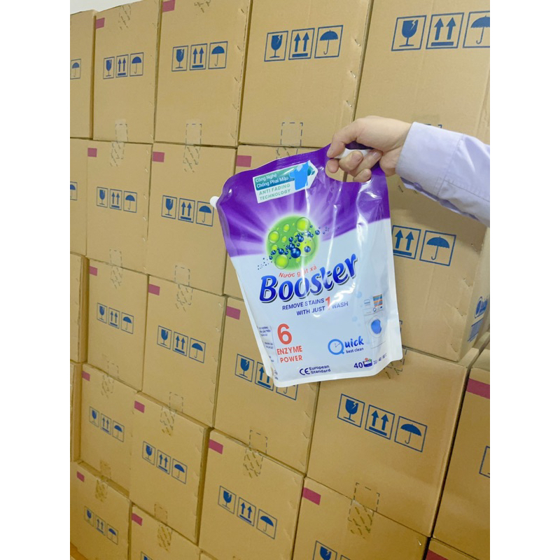 nước giặt bosster- 1 gói 3,2lit