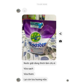 nước giặt bosster- 1 gói 3,2lit