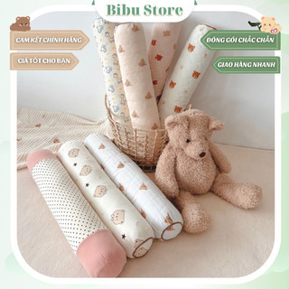 Gối ôm chần bông cho bé 60x12cm hoạ tiết Hàn Quốc