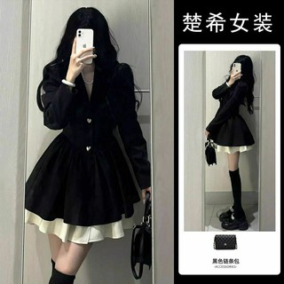 Váy Nữ Thiết Kế Form Dáng Tiểu Thư Xinh Xắn, Form Áo Dài Tay Trang Trọng, Đính Nút Kiểu Phồng Bồng Bềnh Cho Bạn Gái