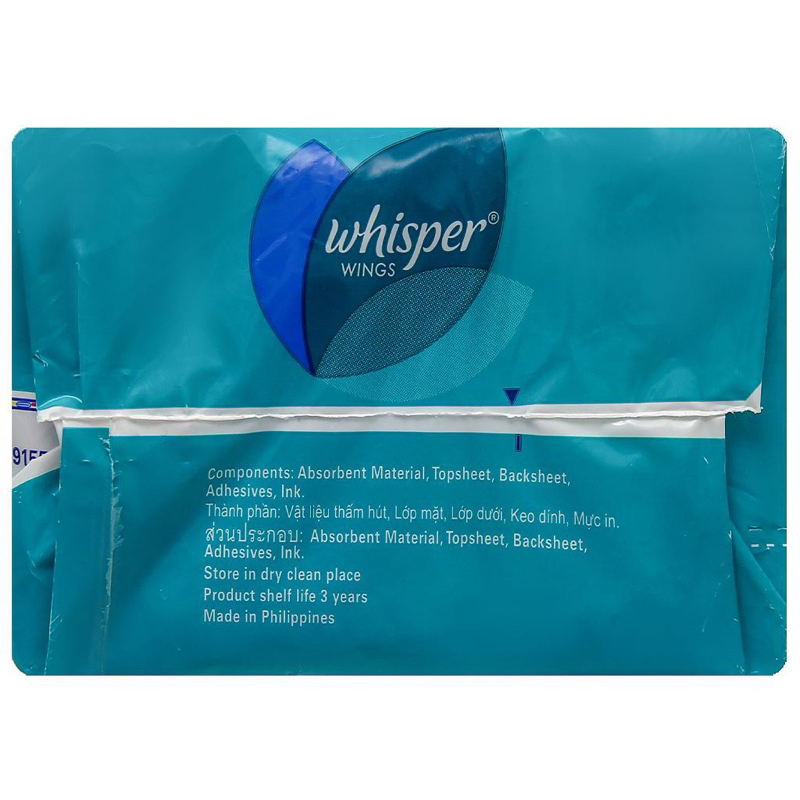 Băng vệ sinh Whisper cho ngày nhiều và đêm 16 miếng 28cm