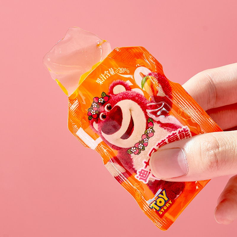 Thạch Trái Cây Gấu Dâu Lotso 3 Vị Dâu/ Vải/ Cam
