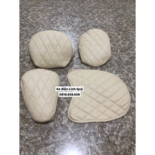 Bộ da bọc yên ghế, thảm lót chân xe điện vc, k1, vo, type1, type2, type2+