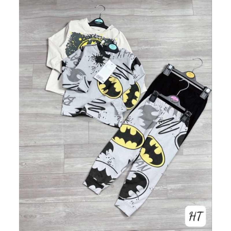 Set 2 bộ batman dài tay cho bé - Có buôn sỉ-SP 4897