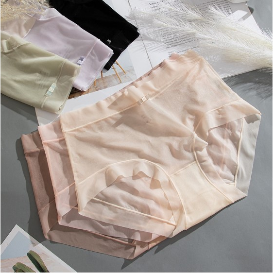 SET 3 Quần Lót Nữ Lụa Băng su siêu mỏng thoáng mát mềm mại tôn dáng sexy cao cấp LOTNU26