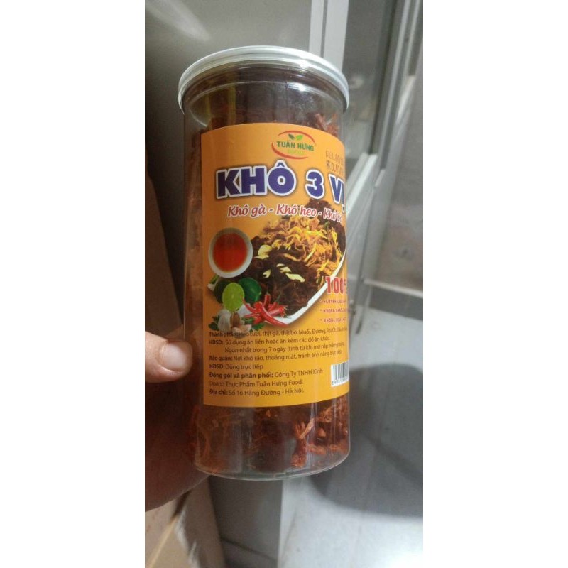 Khô mix 3 vị khô bò,khô gà ,khô heo