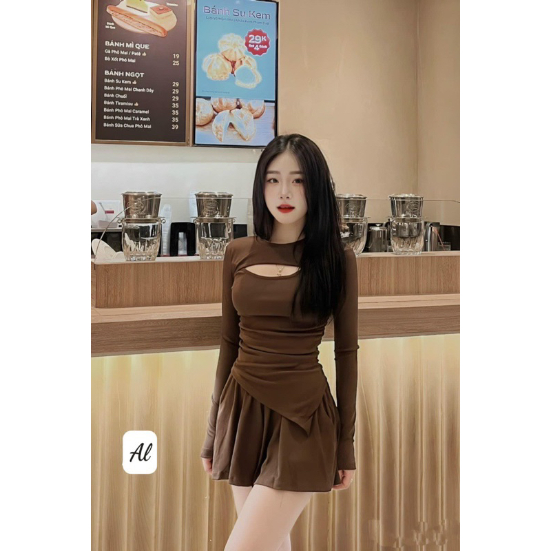 Váy set xinh quá đi chơi dạo phố trẻ trung