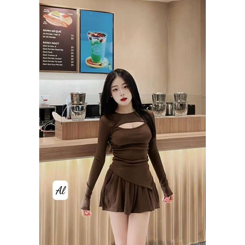 Váy set xinh quá đi chơi dạo phố trẻ trung