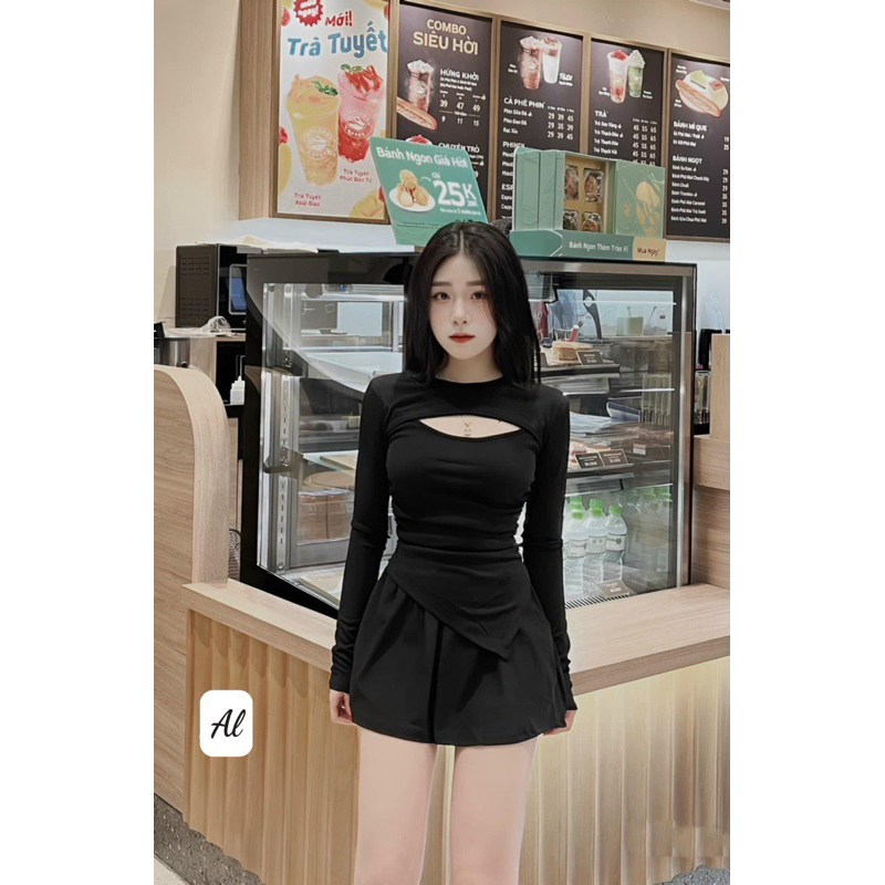 Váy set xinh quá đi chơi dạo phố trẻ trung