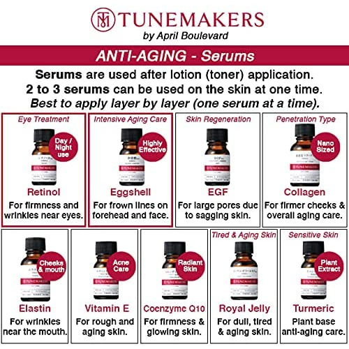 Serum Tinh chất dưỡng da Fullerene Tunemakers 10ml / dòng nội địa nhật