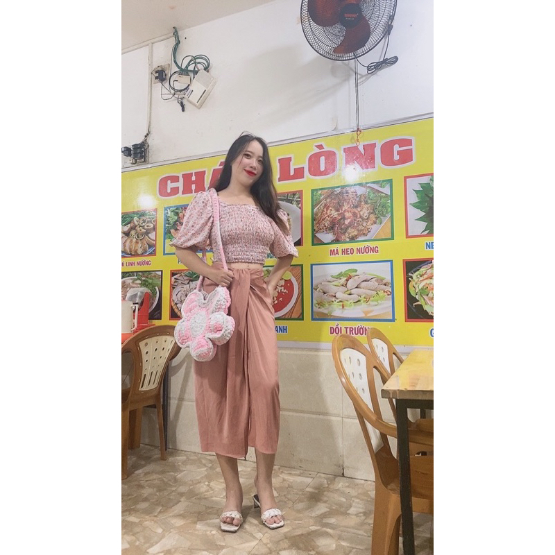 Áo hoa nhí tay bí