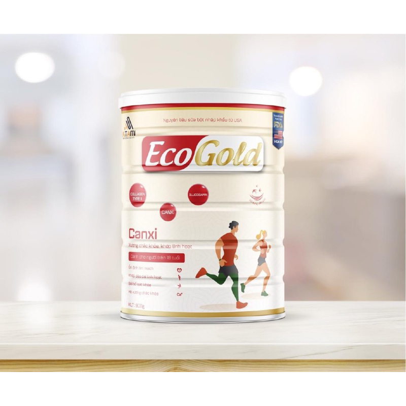Date2027-Sữa Ecogold Canxi, tặng 1 đồ chơi cho bé, dành cho người trên 18 tuổi