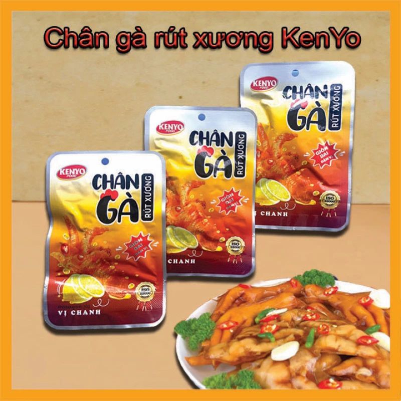 Chân gà rút xương KENYO 30g, giòn ngon đậm vị