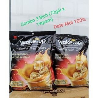 Combo 3 bịch cà phê wake up sài gòn ngon rẻ