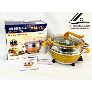 Nồi lẩu điện đa năng matika mtk-9032,dung tích 6l,công suất 1800w