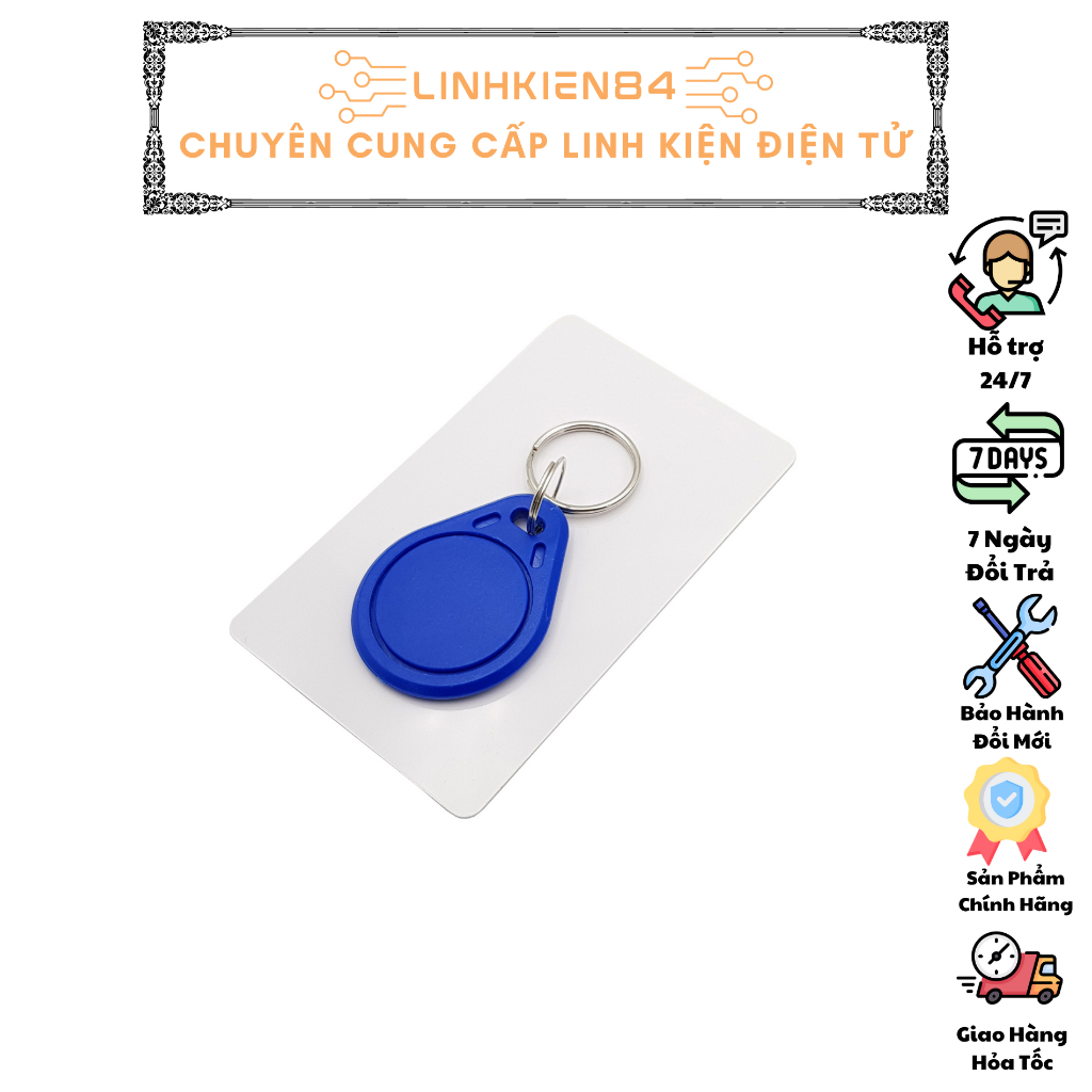 Thẻ RFID 13.56Mhz Thẻ NFC