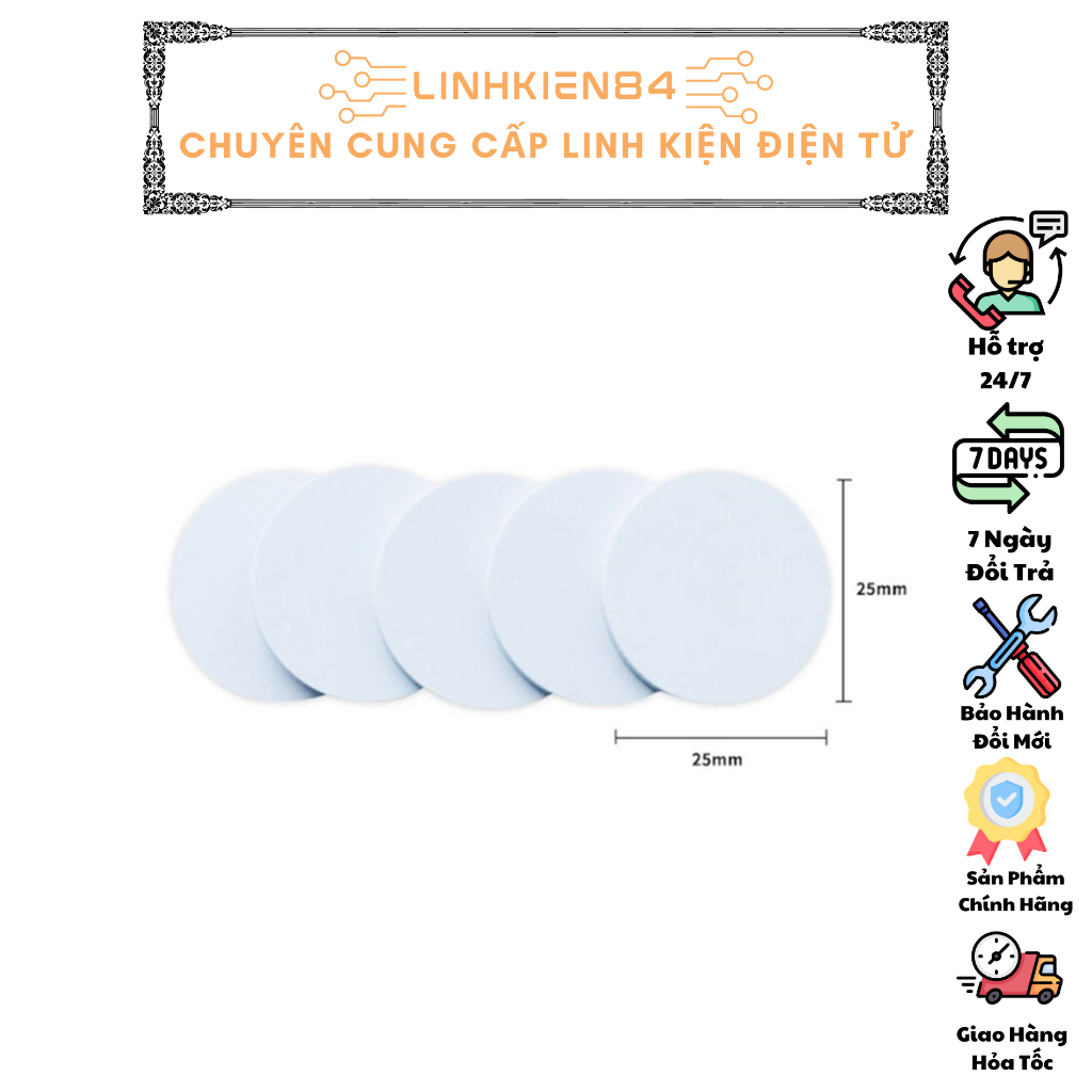 Thẻ RFID 13.56Mhz Thẻ NFC