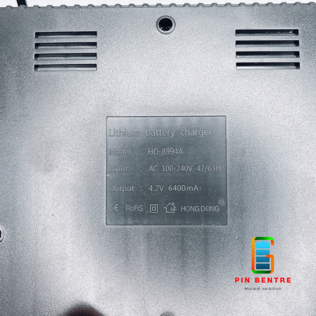 Bộ Sạc 18650 HD-8994A Với 12 Khe Sạc Có Đèn Báo Đầy Và Tự Ngắt 4.2V