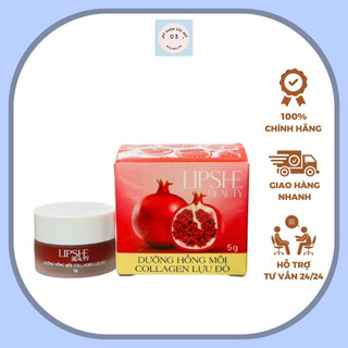 Mặt nạ ngủ dưỡng môi - LIPSHE BEAUTY-Dưỡng hồng chống thâm nứt môi chiết xuất lựu đỏ
