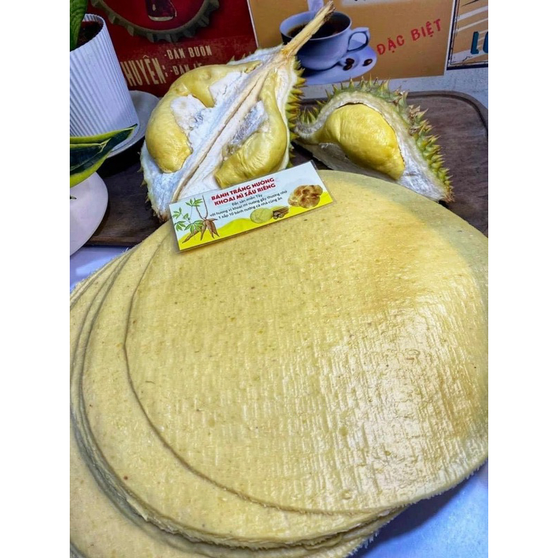 Bánh Tráng Khoai Mỳ Chuối/ Bánh Tráng Khoai Mỳ sầu Riêng