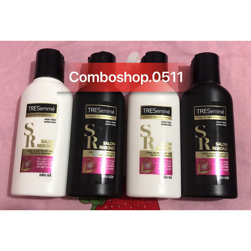 Combo dầu gội & dầu xả Tresemme 70g