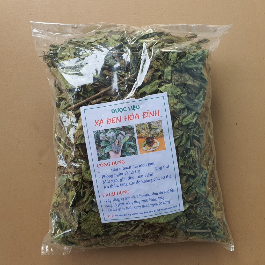 Túi 1Kg Xạ Đen Hòa Bình mát gan hỗ trợ ung bướu u hạch